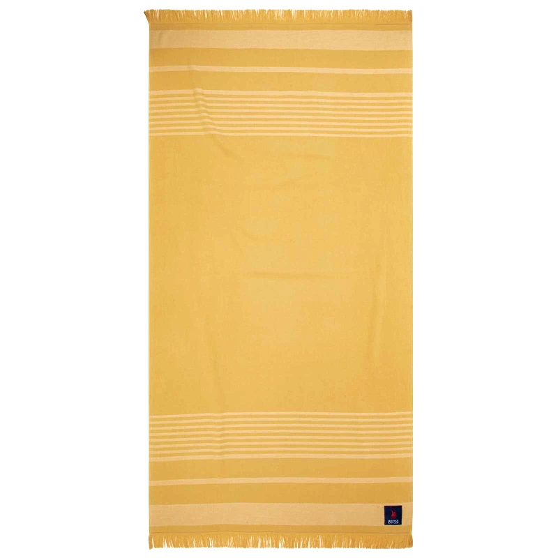 Greenwich Polo Club Πετσέτα Θαλάσσης Βαμβακερή 90x180εκ. Essential 3742 Ώχρα Greenwich Polo Club (Ύφασμα: Βαμβάκι 100%, Χρώμα: Ώχρα) - Greenwich Polo Club - 267901803742