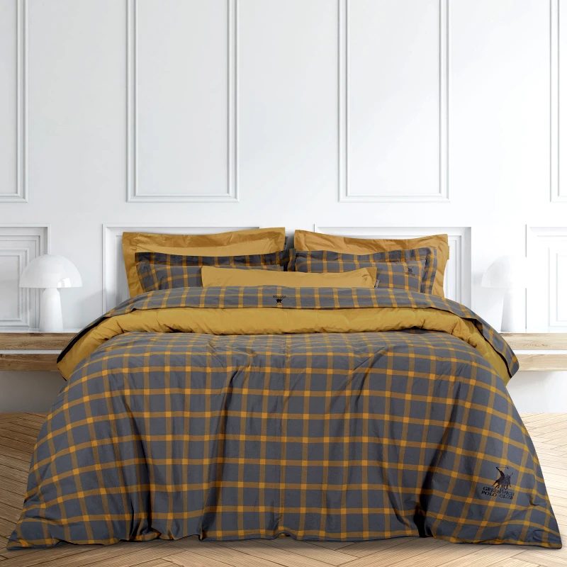 Greenwich Polo Club Σετ Σεντόνια Βαμβακερά Υπέρδιπλα 240x260εκ. Essential Stonewashed 2147 Ώχρα Greenwich Polo Club (Ύφασμα: Βαμβάκι 100%, Τύπος κατωσέντονου: Χωρίς Λάστιχο, Χρώμα: Ώχρα, Μέγεθος: Υπέρδιπλα) - Greenwich Polo Club - 202100202147