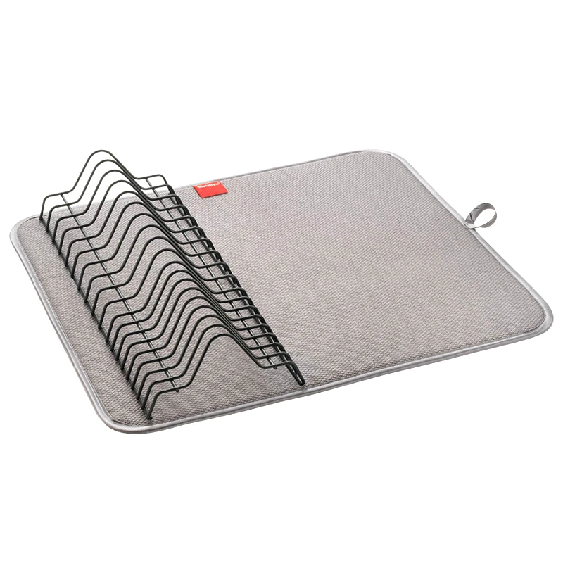 METALTEX Πιατοθήκη 2 Σε 1 Dry Tex Lava Touch 45x40x7εκ. Metaltex 16-321680 (Χρώμα: Μαύρο) - METALTEX - 16-321680