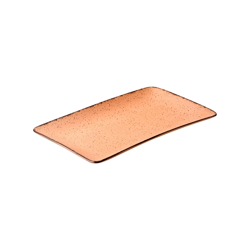 Πιατέλα Σερβιρίσματος Πορσελάνης Terra Salmon Estia 27x16εκ. 07-16005 (Υλικό: Πορσελάνη, Χρώμα: Σομόν) - estia - 07-16005 φωτογραφία