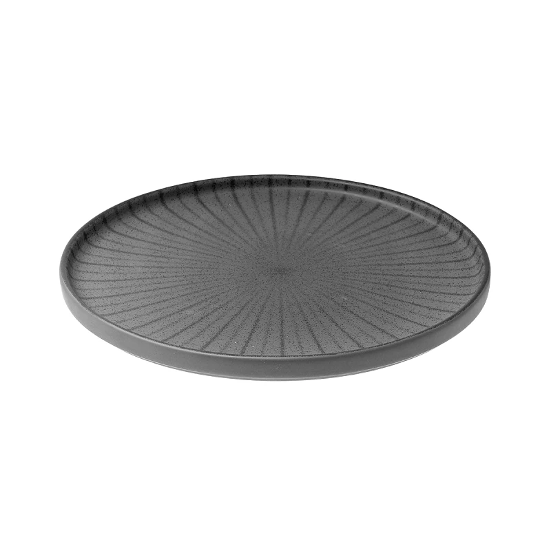 Πιάτο Φαγητού Ρηχό Πορσελάνης Nordic Grey Estia 26εκ. 07-15824 (Σετ 6 Τεμάχια) (Υλικό: Πορσελάνη, Χρώμα: Γκρι, Μέγεθος: Μεμονωμένο) - estia - 07-15824 φωτογραφία