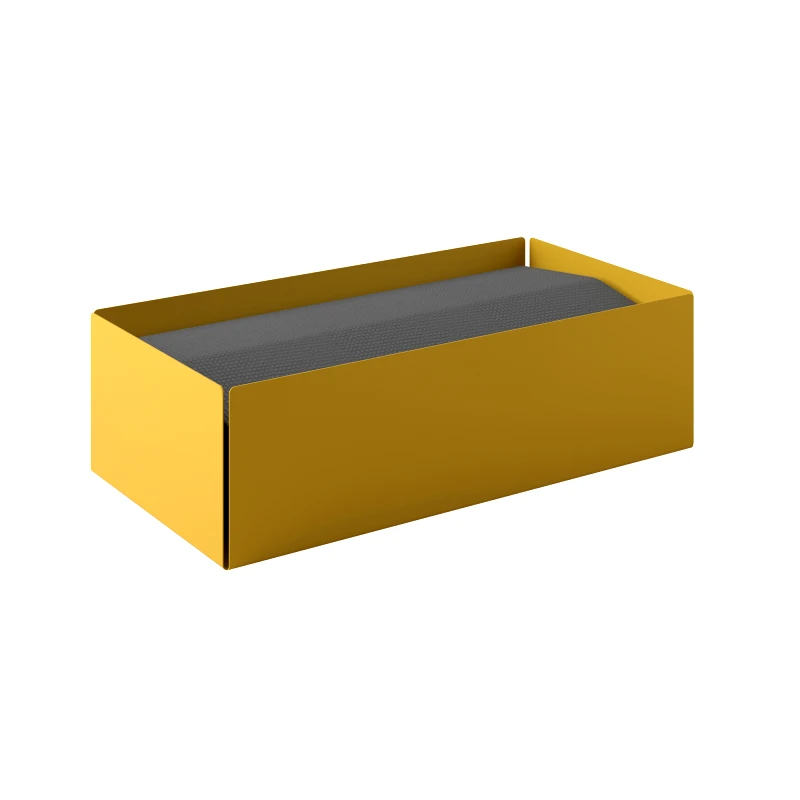 Pam & Co Θήκη Για Χειροπετσέτες Ανοξείδωτη Matt Yellow 25x13x7,5εκ. Pam & Co 121-603 (Υλικό: Ανοξείδωτο, Χρώμα: Κίτρινο ) - Pam & Co - 121-603