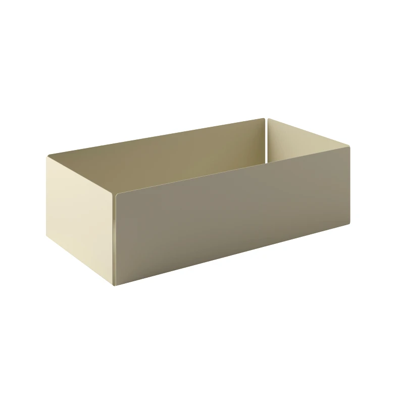 Pam & Co Θήκη Οργάνωσης Ανοξείδωτη Matt Ivory 25x13x7,5εκ. Pam & Co 119-703 (Υλικό: Ανοξείδωτο, Χρώμα: Ιβουάρ) - Pam & Co - 119-703
