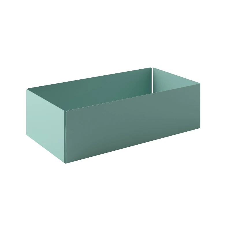 Pam & Co Θήκη Οργάνωσης Ανοξείδωτη Matt Turquoise 25x13x7,5εκ. Pam & Co 119-913 (Υλικό: Ανοξείδωτο, Χρώμα: Τυρκουάζ) - Pam & Co - 119-913