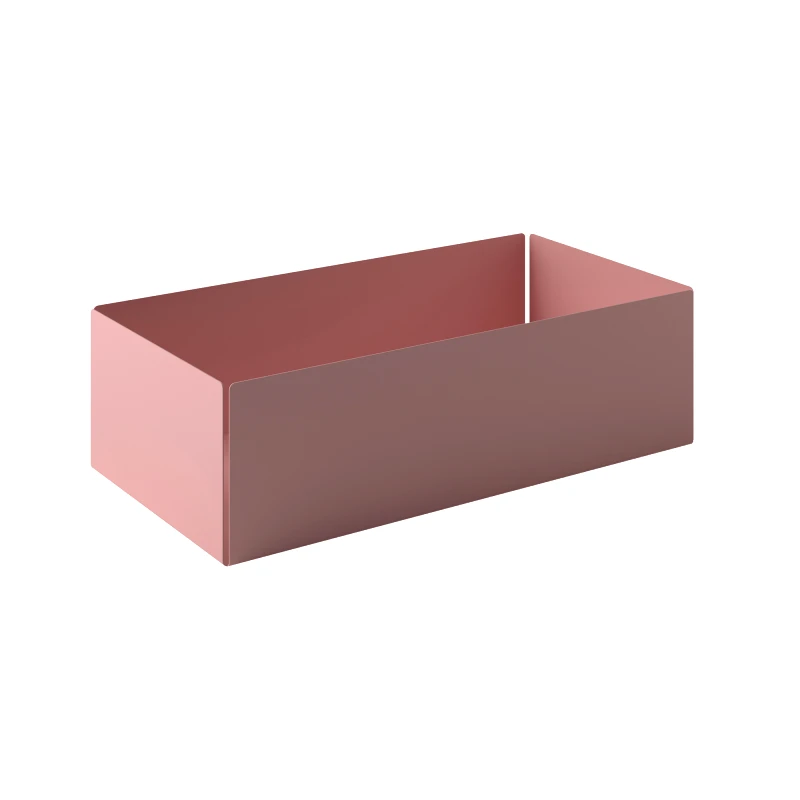 Pam & Co Θήκη Οργάνωσης Ανοξείδωτη Matt Pink 25x13x7,5εκ. Pam & Co 119-303 (Υλικό: Ανοξείδωτο, Χρώμα: Ροζ) - Pam & Co - 119-303