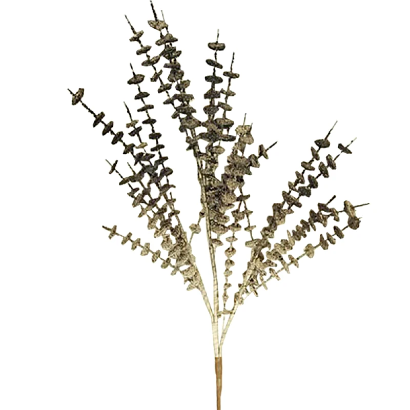 Art Et Lumiere Κλαδί Γκρι-Ασημί Glitter Art Et Lumiere 80εκ. 09682 (Σετ 6 Τεμάχια) (Χρώμα: Γκρι) - Art Et Lumiere - lumiere_09682