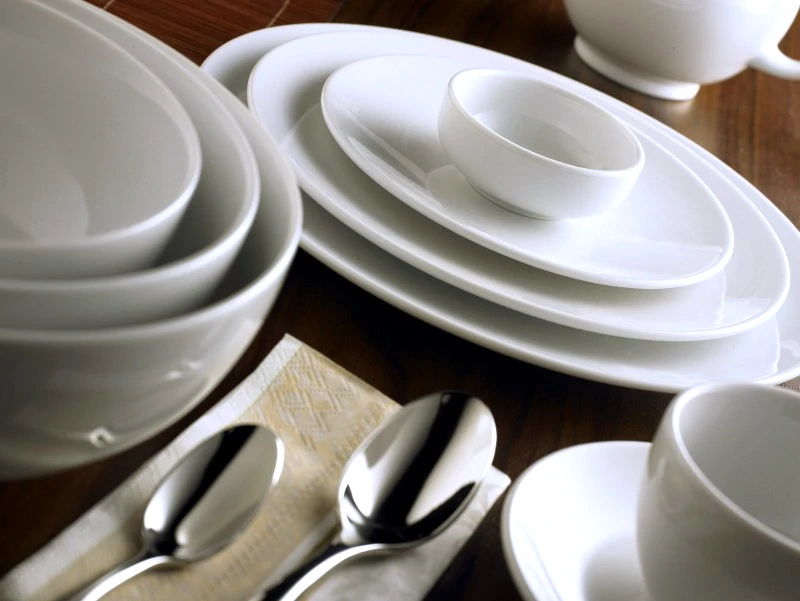 CRYSPO TRIO Πιάτο Φρούτου Coupe Λευκό 21εκ. CRYSPO TRIO 47.000.03 (Σετ 6 Τεμάχια) (Υλικό: Πορσελάνη, Χρώμα: Λευκό, Μέγεθος: Μεμονωμένο) - CRYSPO TRIO - 47.000.03