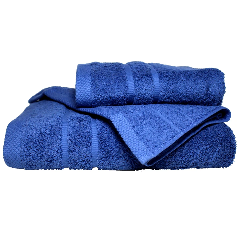 24home.gr Πετσέτα Προσώπου 50x95εκ. 600gr/m2 Dora Dark Blue 24home (Ύφασμα: Βαμβάκι 100%, Χρώμα: Μπλε) - 24home.gr - 24-dora-dark-blue-tmx-2