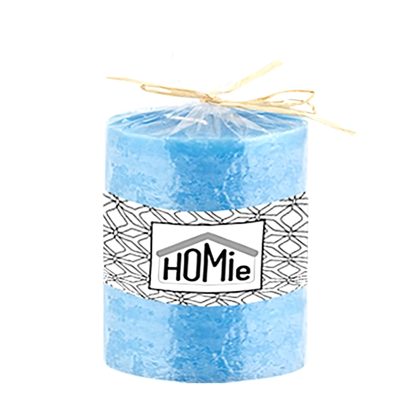 Homie Κερί Αρωματικό Κορμός 9,5x10εκ. Homie 37-71-blue - Homie - 37-71-blue