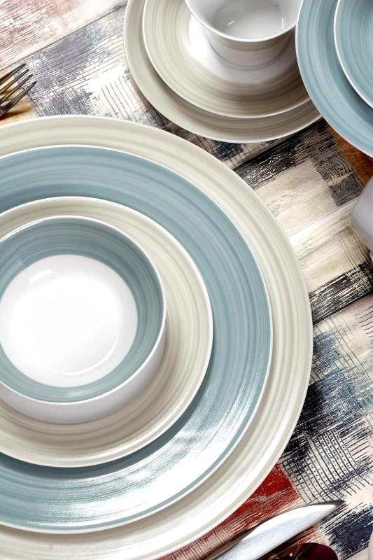 CRYSPO TRIO Σερβίτσιο Φαγητού Σετ 20τμχ Πορσελάνης Pinelies CRYSPO TRIO Beige (Υλικό: Πορσελάνη, Μέγεθος: Σετ) - CRYSPO TRIO - 24.470.40-beige