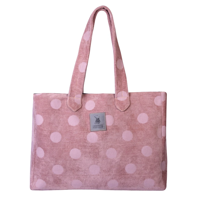 Greenwich Polo Club Τσάντα Θαλάσσης Βαμβακερή 50x38εκ. Essential 3736 Nude Greenwich Polo Club (Ύφασμα: Βαμβάκι 100%, Χρώμα: Nude) - Greenwich Polo Club - 268503803736