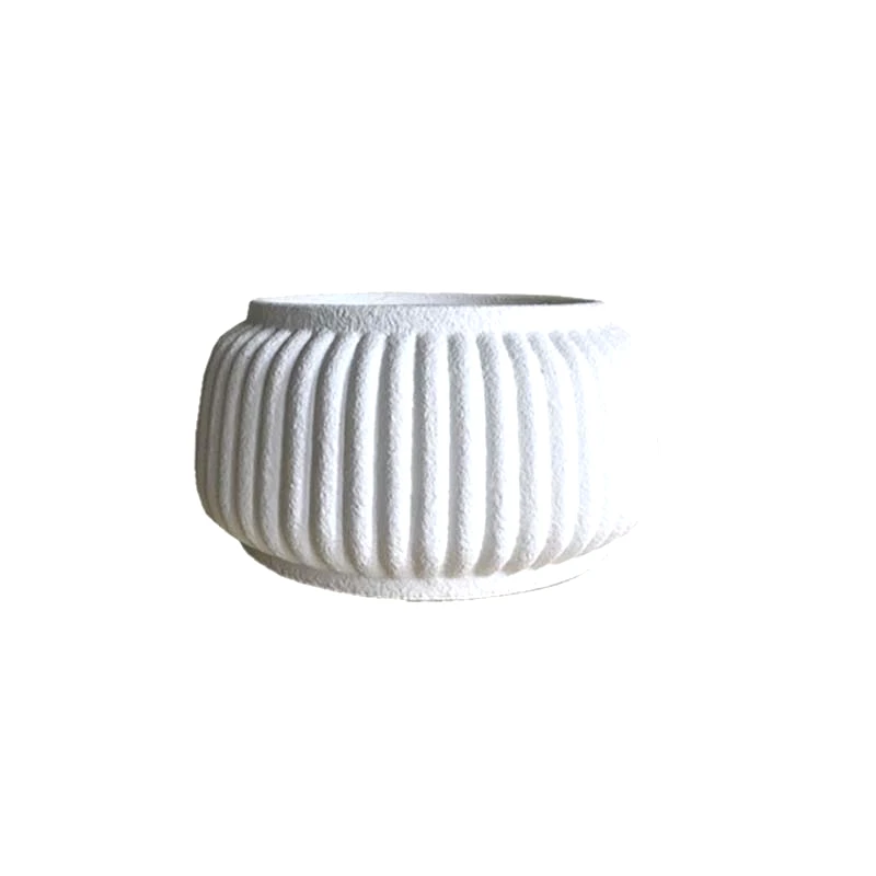 Art Et Lumiere Βάζο Κεραμικό Λευκό Art Et Lumiere 28x14,5εκ. 10244 (Υλικό: Κεραμικό, Χρώμα: Λευκό) - Art Et Lumiere - lumiere_10244