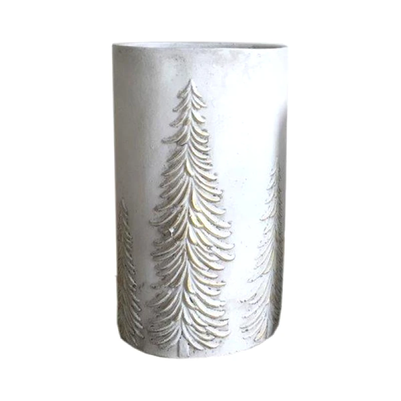 Art Et Lumiere Βάζο Κεραμικό Αντικέ Λευκό Art Et Lumiere 16,5x27εκ. 10694 (Υλικό: Κεραμικό, Χρώμα: Λευκό) - Art Et Lumiere - lumiere_10694