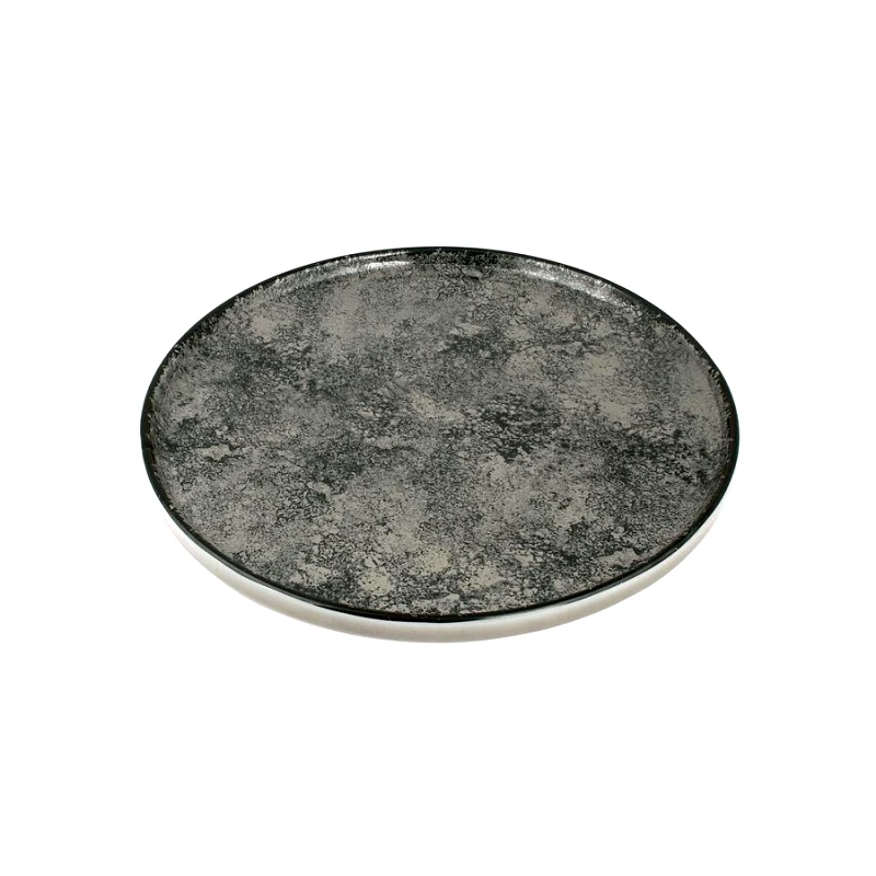 Oriana Ferelli Πιάτο Ρηχό Πορσελάνης Grey Vertical Oriana Ferelli 26εκ. PR182743626 (Σετ 6 Τεμάχια) (Υλικό: Πορσελάνη, Χρώμα: Γκρι, Μέγεθος: Μεμονωμένο) - Oriana Ferelli - PR182743626