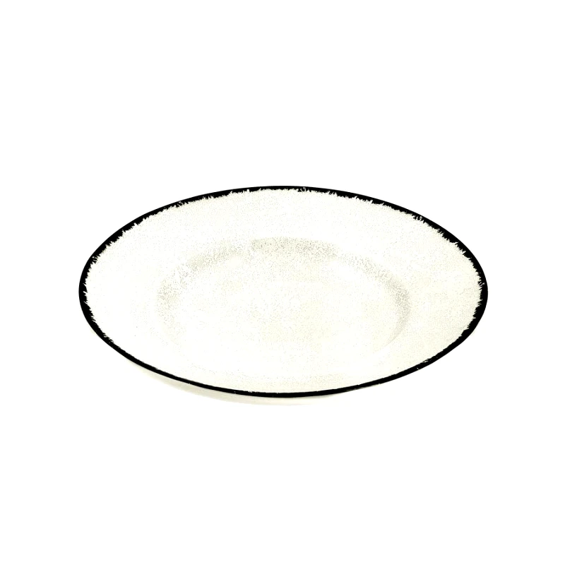 Oriana Ferelli Πιάτο Pasta Πορσελάνης White Vertical Oriana Ferelli 27εκ. PR182746323 (Σετ 6 Τεμάχια) (Υλικό: Πορσελάνη, Χρώμα: Λευκό, Μέγεθος: Μεμονωμένο) - Oriana Ferelli - PR182746323