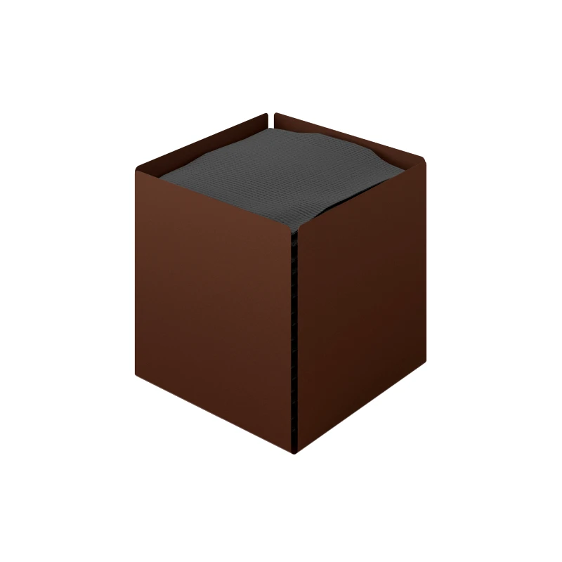 Pam & Co Θήκη Για Χαρτομάντηλα Ανοξείδωτη Matt Wenge 13x13x13εκ. Pam & Co 123-943 (Υλικό: Ανοξείδωτο, Χρώμα: Wenge) - Pam & Co - 123-943