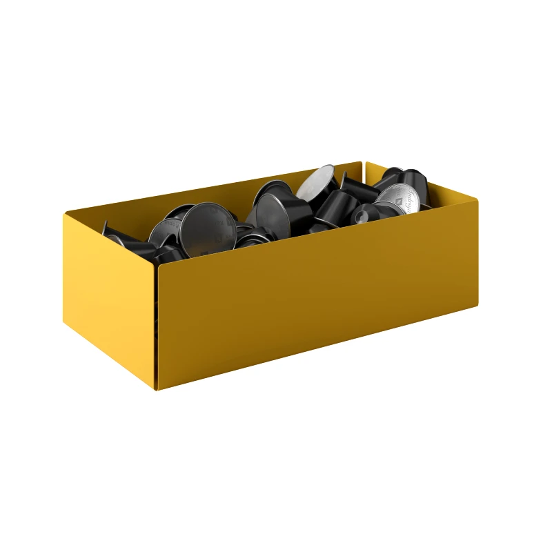 Pam & Co Θήκη Για Κάψουλες Του Καφέ Ανοξείδωτη Matt Yellow 25x13x7,5εκ. Pam & Co 117-603 (Υλικό: Ανοξείδωτο, Χρώμα: Κίτρινο ) - Pam & Co - 117-603