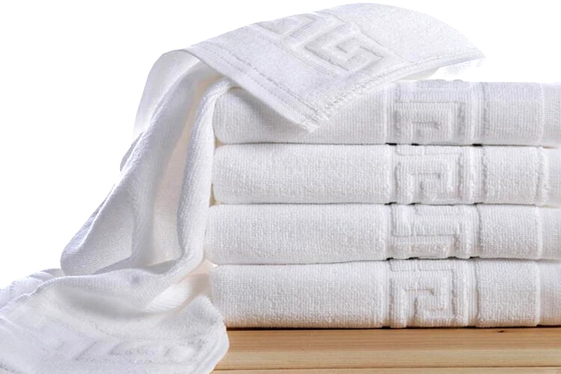 OEM Πετσέτα Σώματος Βαμβακερή 70x140εκ. 450gr/m2 Μαίανδρος (Σετ 6 Τεμάχια) (Ύφασμα: Βαμβάκι 100%, Χρώμα: Λευκό) - OEM - 5201847119800-1