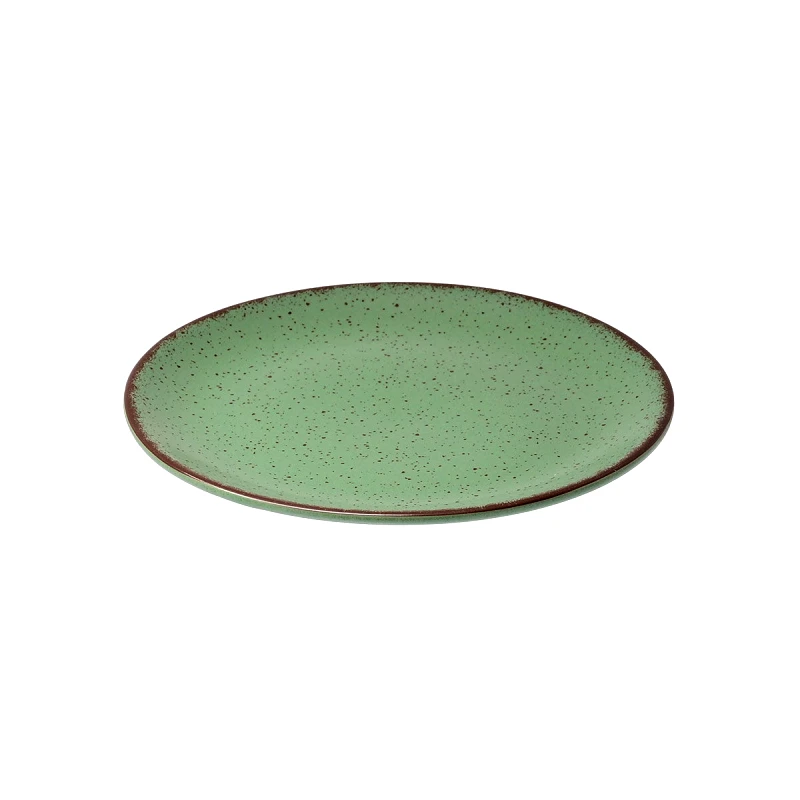 estia Πιάτο Φρούτου Πορσελάνης Terra Green Estia 21εκ. 07-15534 (Σετ 6 Τεμάχια) (Υλικό: Πορσελάνη, Χρώμα: Πράσινο , Μέγεθος: Μεμονωμένο) - estia - 07-15534