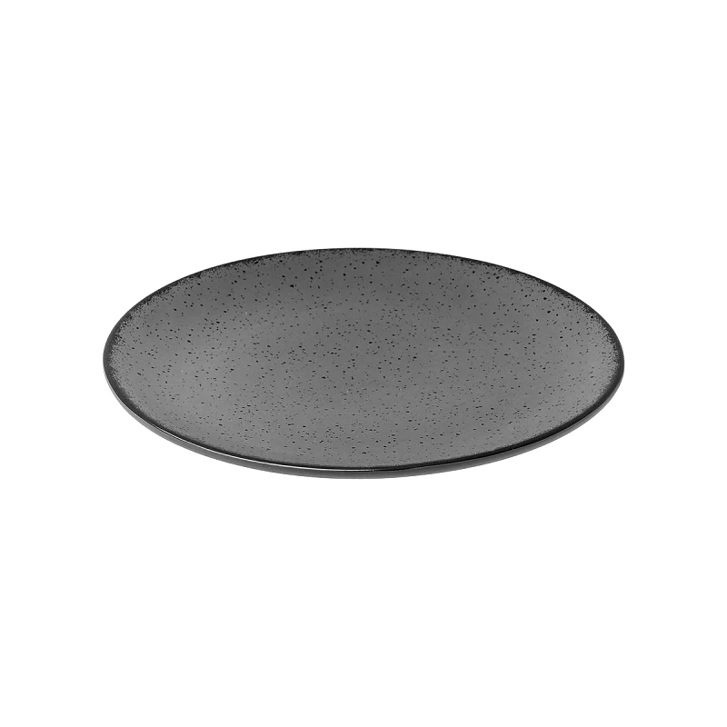 estia Πιάτο Φαγητού Ρηχό Πορσελάνης Terra Grey Estia 27εκ. 07-16203 (Σετ 6 Τεμάχια) (Υλικό: Πορσελάνη, Χρώμα: Γκρι, Μέγεθος: Μεμονωμένο) - estia - 07-16203