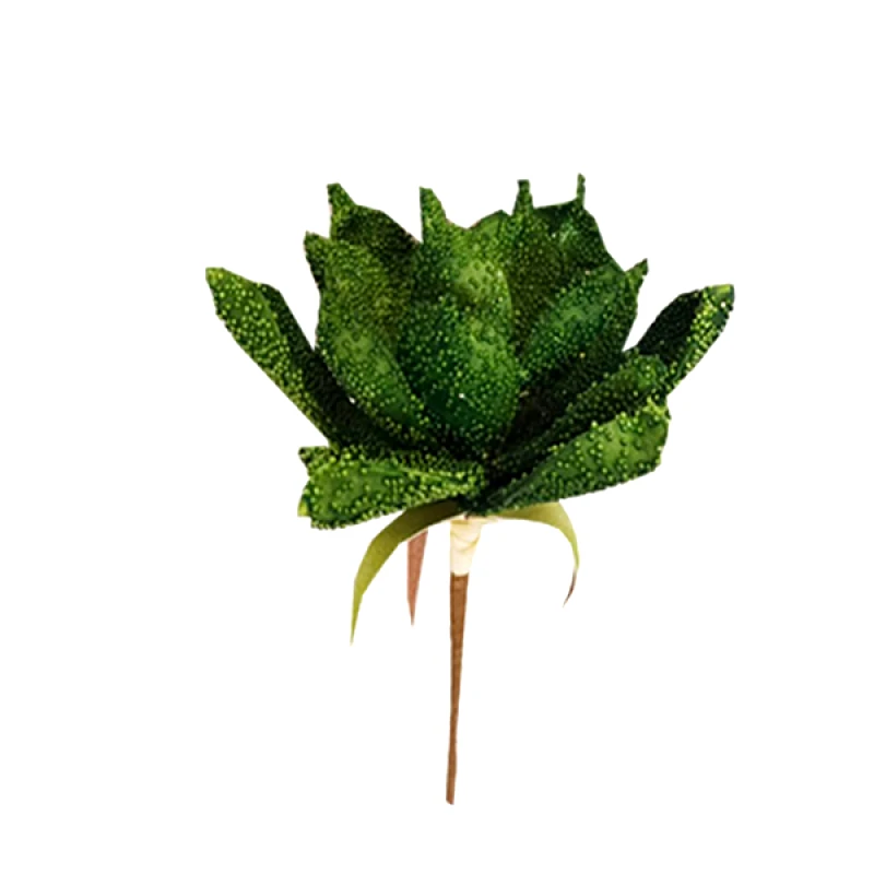 Art Et Lumiere Λουλούδι Πράσινο Glitter Art Et Lumiere 18εκ. 08632 (Σετ 6 Τεμάχια) (Χρώμα: Πράσινο ) - Art Et Lumiere - lumiere_08632