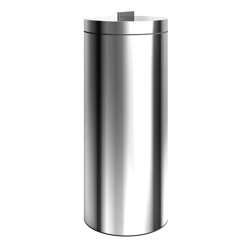 Pam & Co Καλάθι Απλύτων Ανοξείδωτο Inox 26x60εκ.-30ltr Pam & Co 2560-001 (Υλικό: Ανοξείδωτο, Χρώμα: Inox) - Pam & Co - 2560-001