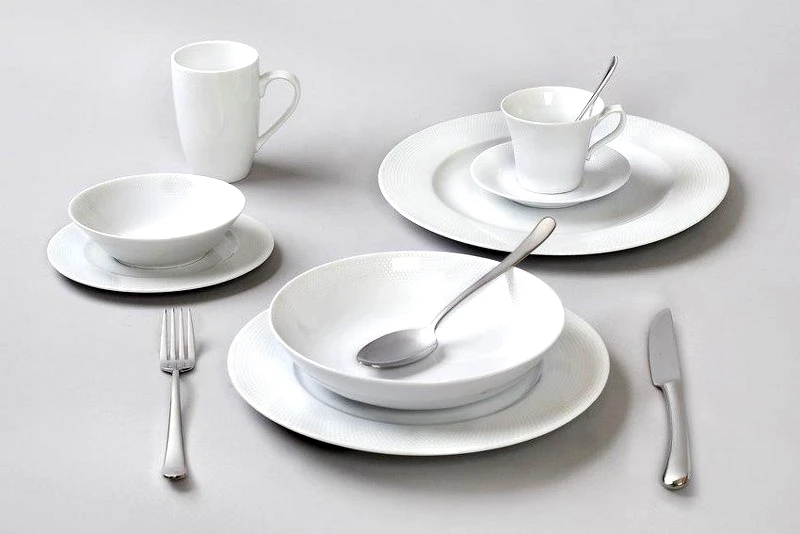 CRYSPO TRIO Σετ Κούπες 6τμχ Πορσελάνης 360ml Bonito White CRYSPO TRIO 26.454.20 (Υλικό: Πορσελάνη, Χρώμα: Λευκό) - CRYSPO TRIO - 26.454.20-white