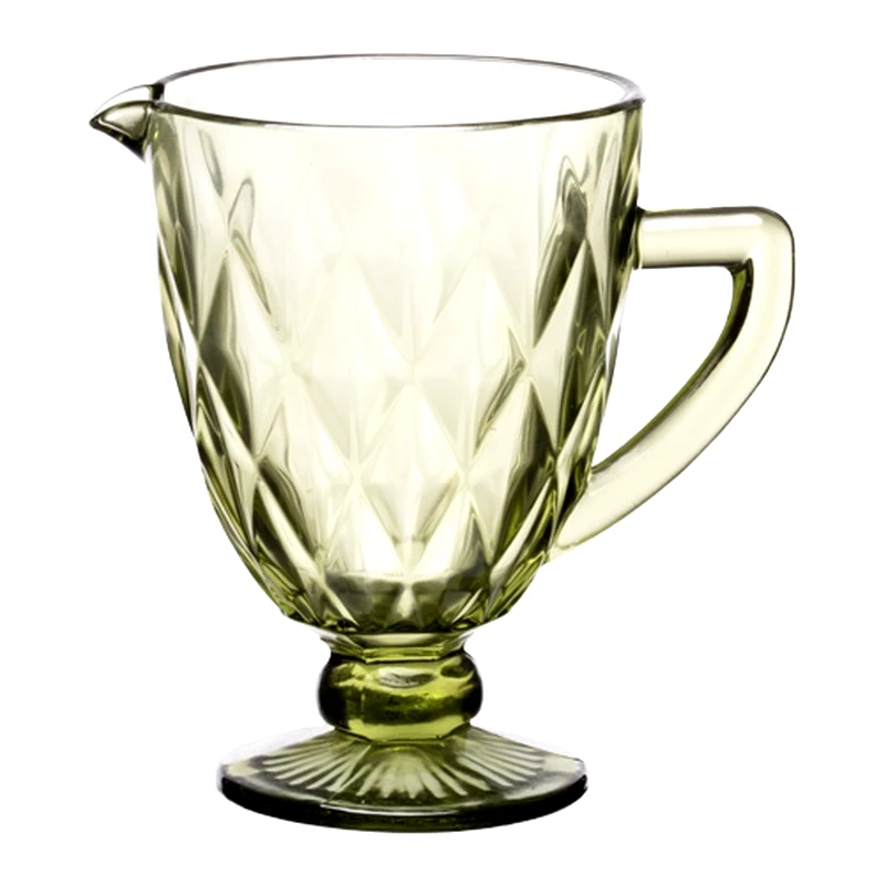 CRYSPO TRIO Κανάτα Γυάλινη 1,2L Kare Green CRYSPO TRIO 52.703.20 (Υλικό: Γυαλί, Χρώμα: Πράσινο ) - CRYSPO TRIO - 52.703.20