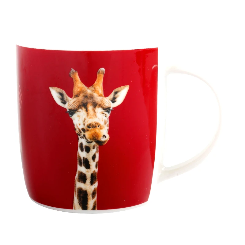 Sitram Κούπα Giraffe Red Sitram 330ml SR00527751 (Σετ 6 Τεμάχια) (Χρώμα: Κόκκινο) - Sitram - SR00527751