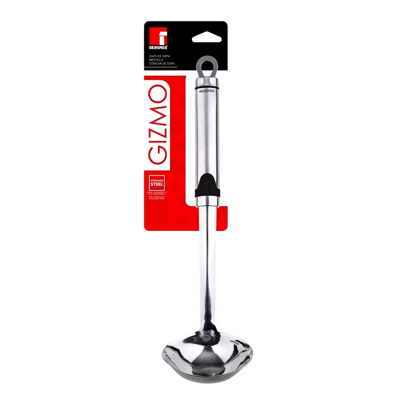 Bergner Κουτάλα Σούπας Ανοξείδωτη Gizmo Bergner 33εκ. BG00003237 (Υλικό: Ανοξείδωτο) - Bergner - BG00003237