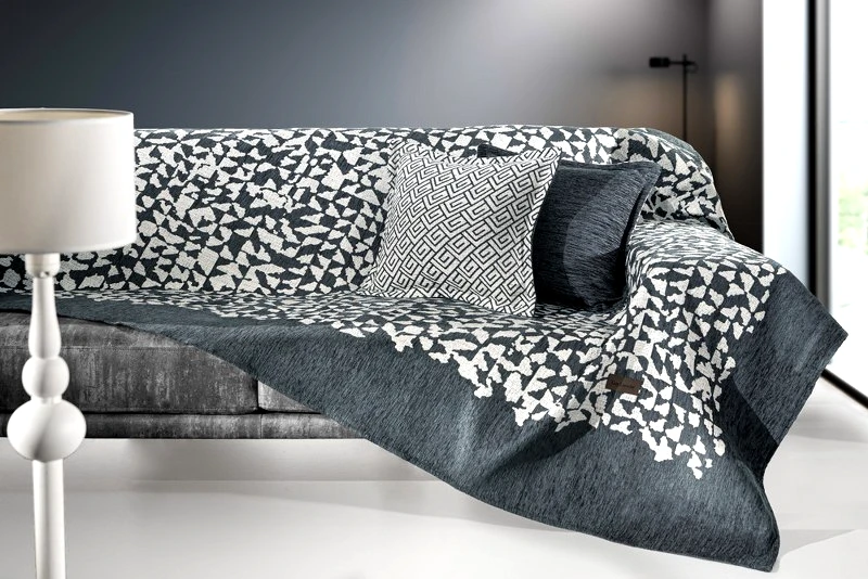 Guy Laroche Ριχτάρι Polycotton Διθέσιος 180x250εκ. Duomo Anthracite Guy Laroche (Χρώμα: Ανθρακί) - Guy Laroche - 1133030123053