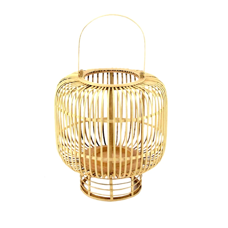 Art Et Lumiere Φανάρι Bamboo Natural Art Et Lumiere 36x42εκ. 24882 (Υλικό: Bamboo, Χρώμα: Natural) - Art Et Lumiere - lumiere_24882