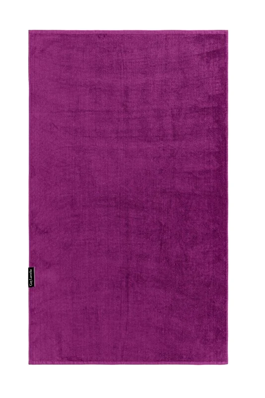 Guy Laroche Πετσέτα Θαλάσσης Βαμβακερή-Βελουτέ Tone 2 Tone Violet 90x175εκ. Guy Laroche (Χρώμα: Βιολετί, Ύφασμα: 60%Βαμβάκι-40%Βελουτέ) - Guy Laroche - 1130090123001