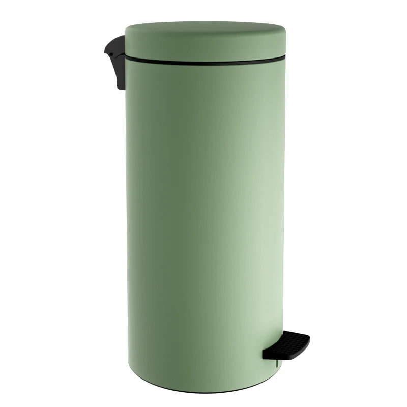 Pam & Co Καλάθι Απορριμμάτων 25lt Matt Mint 25x55εκ. Pam & Co 2553-903 (Υλικό: Χάλυβας , Χρώμα: Μέντα) - Pam & Co - 2553-903