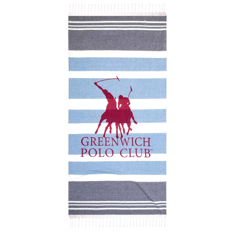 Greenwich Polo Club Πετσέτα Θαλάσσης-Παρεό Βαμβακερή 80x170εκ. Essential 3843 Greenwich Polo Club (Ύφασμα: Βαμβάκι 100%, Χρώμα: Ροζ) - Greenwich Polo Club - 267801703843