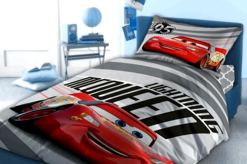 Disney Σετ Παπλωματοθήκη Βαμβακερή Μονή 160x240εκ. Cars 870 Digital Print Disney Dimcol (Ύφασμα: Βαμβάκι 100%) - Disney - 2121615200487099