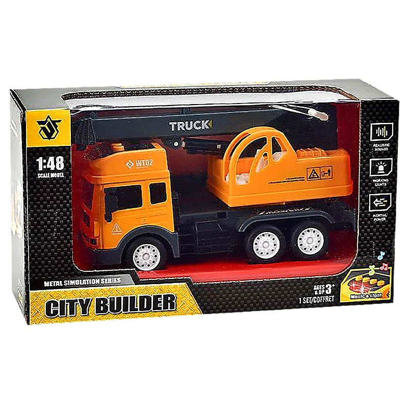 Toy Markt Γερανός Τριβής Die Cast Με Φως & Ήχο 27x15x10εκ. Toy Markt 70-2225 - Toy Markt - 70-2225