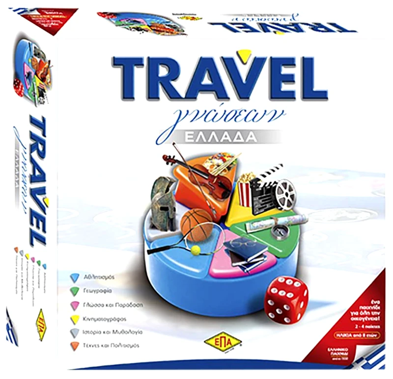 ΕΠΑ Επιτραπέζιο Παιχνίδι Travel Γνώσεων Ελλάδα 27x27εκ. ΕΠΑ 69-158 - ΕΠΑ - 69-158