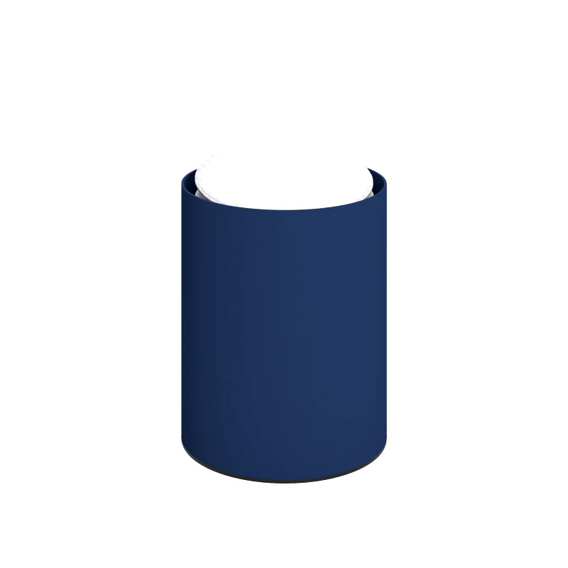 Pam & Co Ποτηροθήκη Ανοξείδωτη Matt Navy Blue Pam & Co Φ8x10εκ. 93-203 (Υλικό: Ανοξείδωτο, Χρώμα: Μπλε) - Pam & Co - 93-203