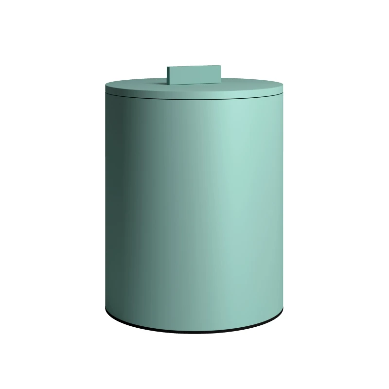 Pam & Co Καλάθι Απορριμμάτων Πάγκου 6lt Ανοξείδωτο Matt Turquoise Pam & Co Φ20x25εκ. 2326-913 (Υλικό: Ανοξείδωτο, Χρώμα: Τυρκουάζ) - Pam & Co - 2326-913