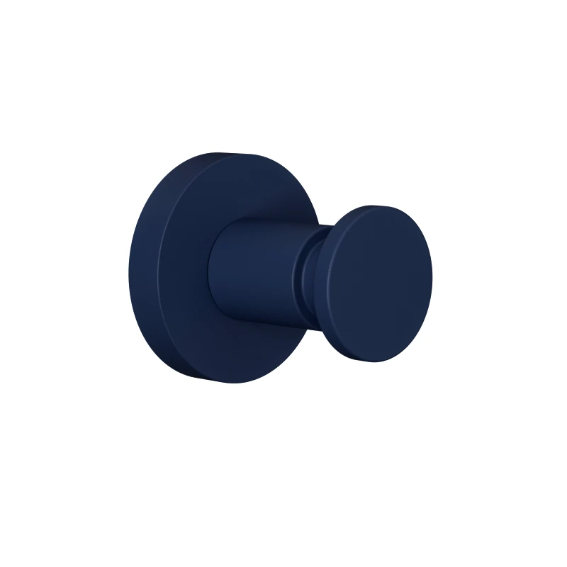 Pam & Co Κρεμάστρα Τοίχου Μεταλλική Matt Navy Blue Pam & Co 5x5x5εκ. 12-203 (Υλικό: Μεταλλικό, Χρώμα: Μπλε) - Pam & Co - 12-203