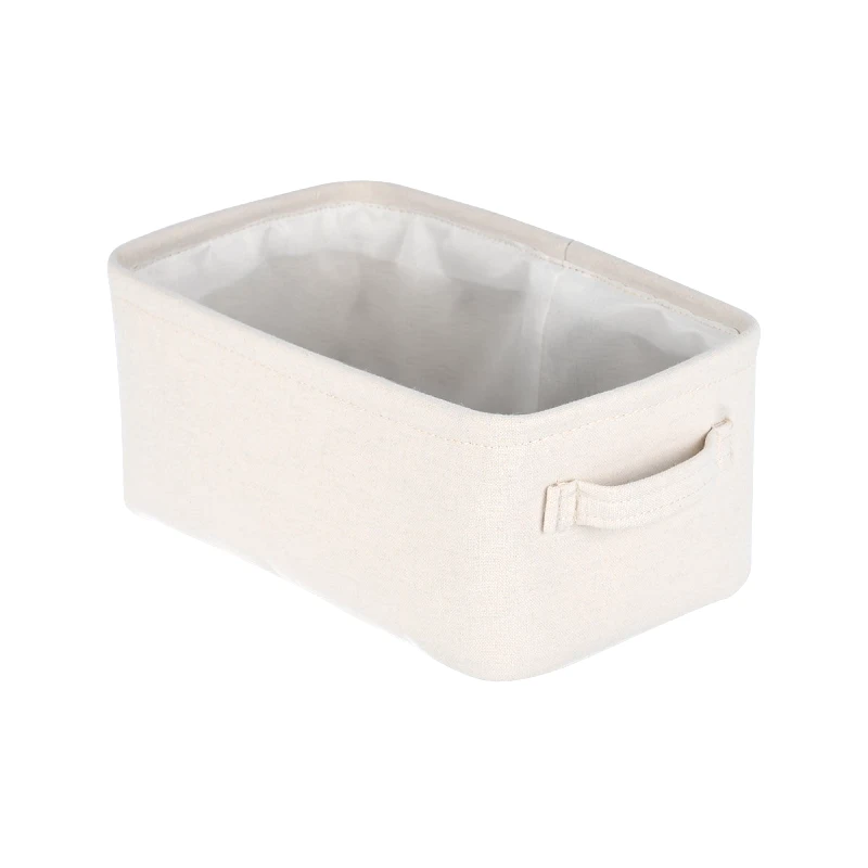 estia Κουτί Οργάνωσης Μπάνιου Υφασμάτινο Ivory Estia 26x16,5x11,5εκ. 02-18863 (Χρώμα: Ιβουάρ) - estia - 02-18863