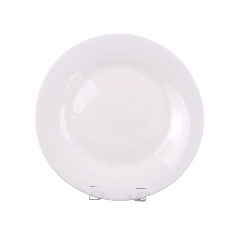 Eaton Dining Πιάτο Ρηχό Φαγητού Γυάλινο Λευκό Φ25εκ. Aria Eaton ME22000425 (Σετ 6 Τεμάχια) (Υλικό: Γυαλί, Χρώμα: Λευκό, Μέγεθος: Μεμονωμένο) - Eaton Dining - ME22000425