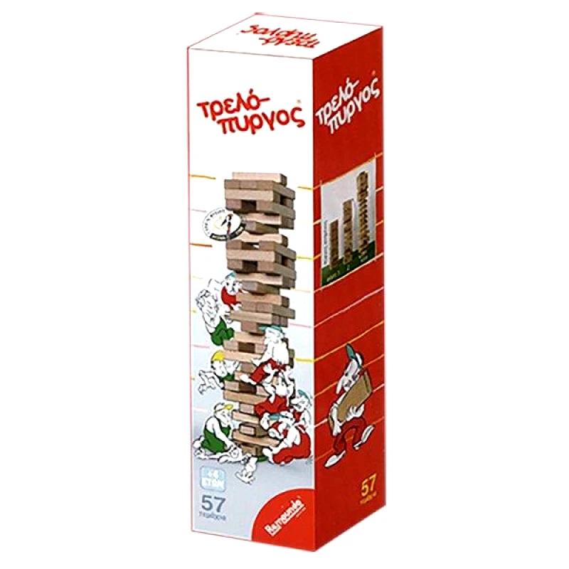 Remoundo Επιτραπέζιο Παιχνίδι Τρελόπυργος 32εκ. Remoundo 69-91 - Remoundo - 69-91