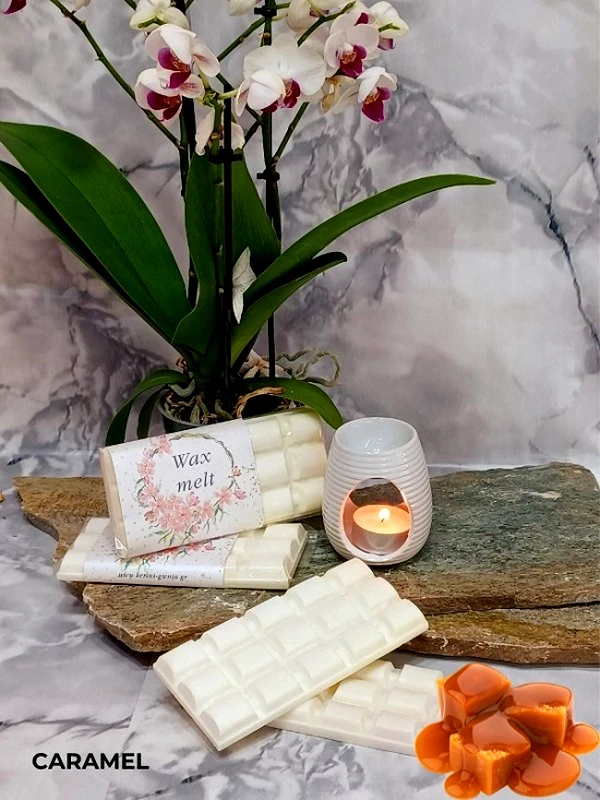 24home.gr Wax Melts Κερί Σόγιας 100gr Με Άρωμα Αλμυρής Καραμέλας 24104 - 24home.gr - 24104