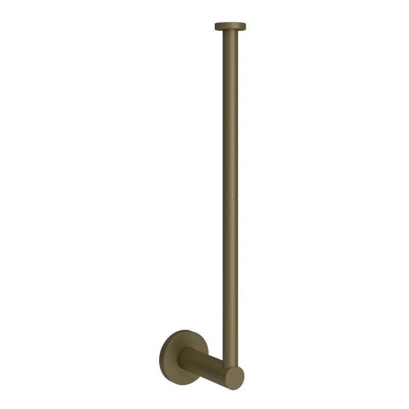 Pam & Co Χαρτοθήκη 2 Θέσεων Ανοξείδωτη Matt Light Bronze Pam & Co 5x5x29εκ. 103-963 (Υλικό: Ανοξείδωτο, Χρώμα: Μπρονζέ) - Pam & Co - 103-963