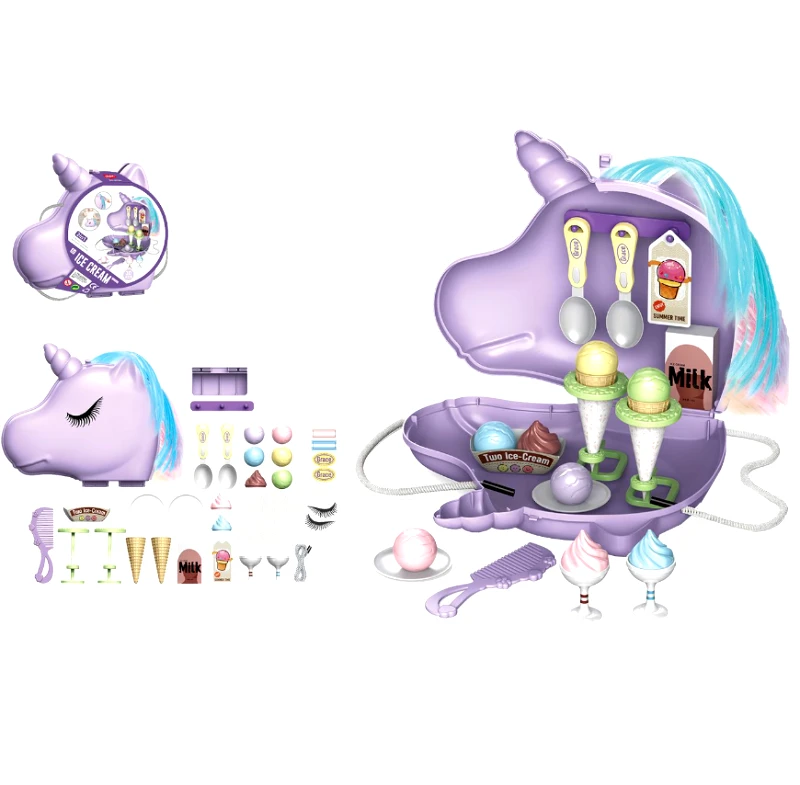 Toy Markt Τσαντάκι Ice Cream 30τμχ Μονόκερος 24x21x7εκ. Toy Markt 77-1172 - Toy Markt - 77-1172