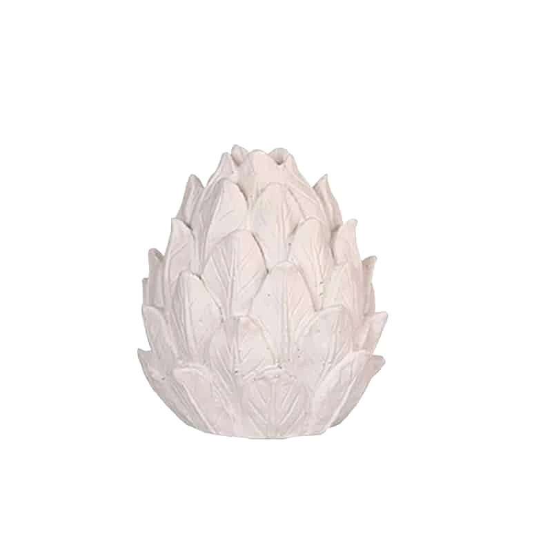 Art Et Lumiere Κηροπήγιο Κεραμικό Λευκό Art Et Lumiere Φ13x14εκ. 15035 (Υλικό: Κεραμικό, Χρώμα: Λευκό) - Art Et Lumiere - lumiere_15035