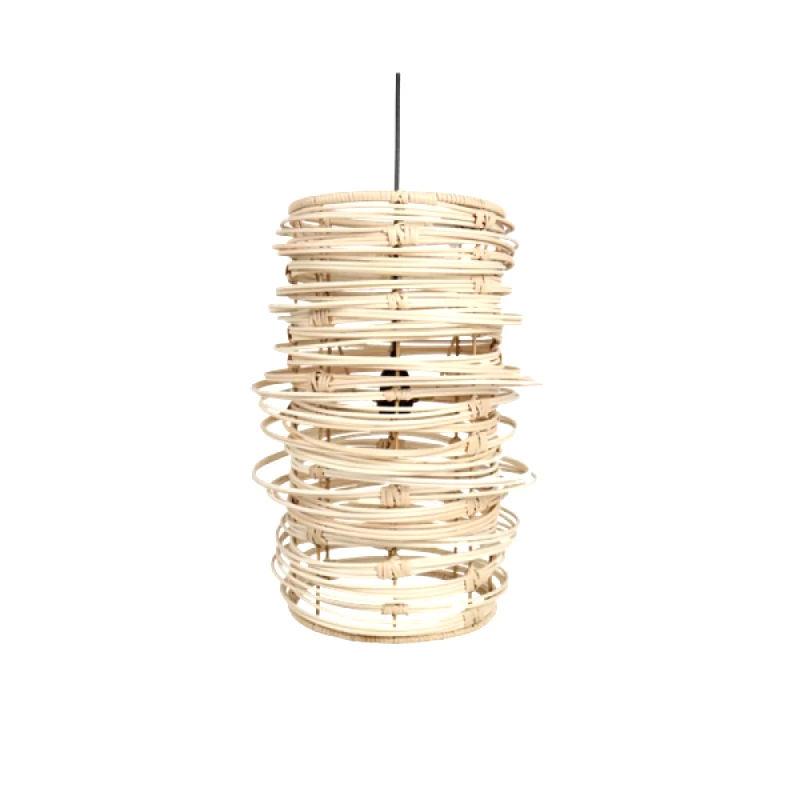 Iliadis Φωτιστικό Οροφής Rattan Natural iliadis Φ38x50εκ. 85172 (Υλικό: Ραττάν, Χρώμα: Natural) - Iliadis - il_85172