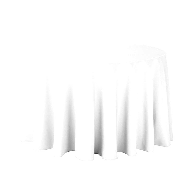 OEM Τραπεζομάντηλο Ροτόντα Φ300εκ. Polyester Plain Line White (Σετ 20 Τεμάχια) (Ύφασμα: Polyester, Χρώμα: Λευκό) - OEM - 5201847012392